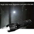 TRAHOOBright Tactical Flashlight 5 Modes Zoomable Portable EDC