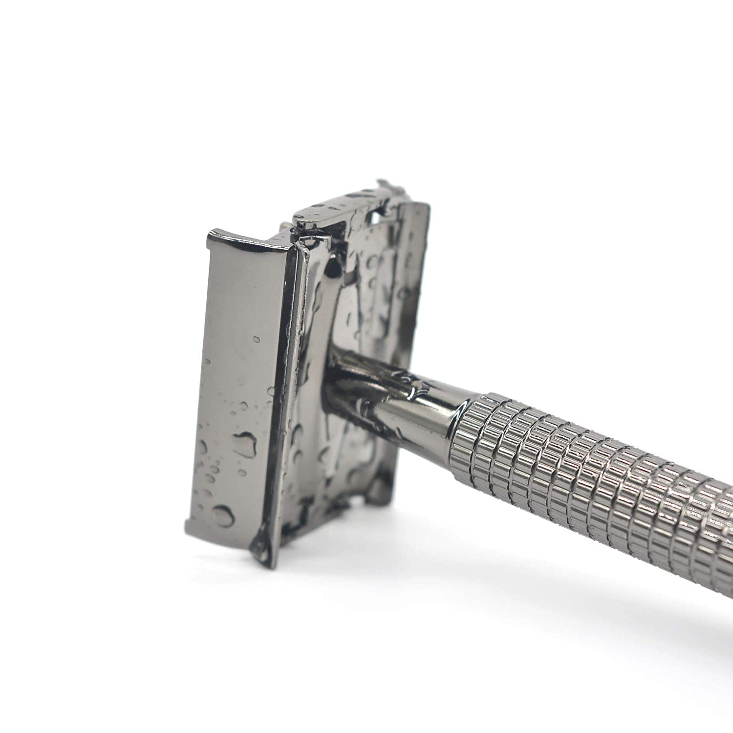 TRAHOOButterfly Double Edge Razor with 10 Premium Blades, Metal