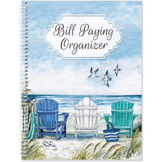 TRAHOOBy The Sea Bill Paying Organizer Book Personal Account book, 9