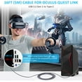 TRAHOOCable for Oculus Quest 2 Link, 16FT USB 3.2 Gen 1 to Type C Link