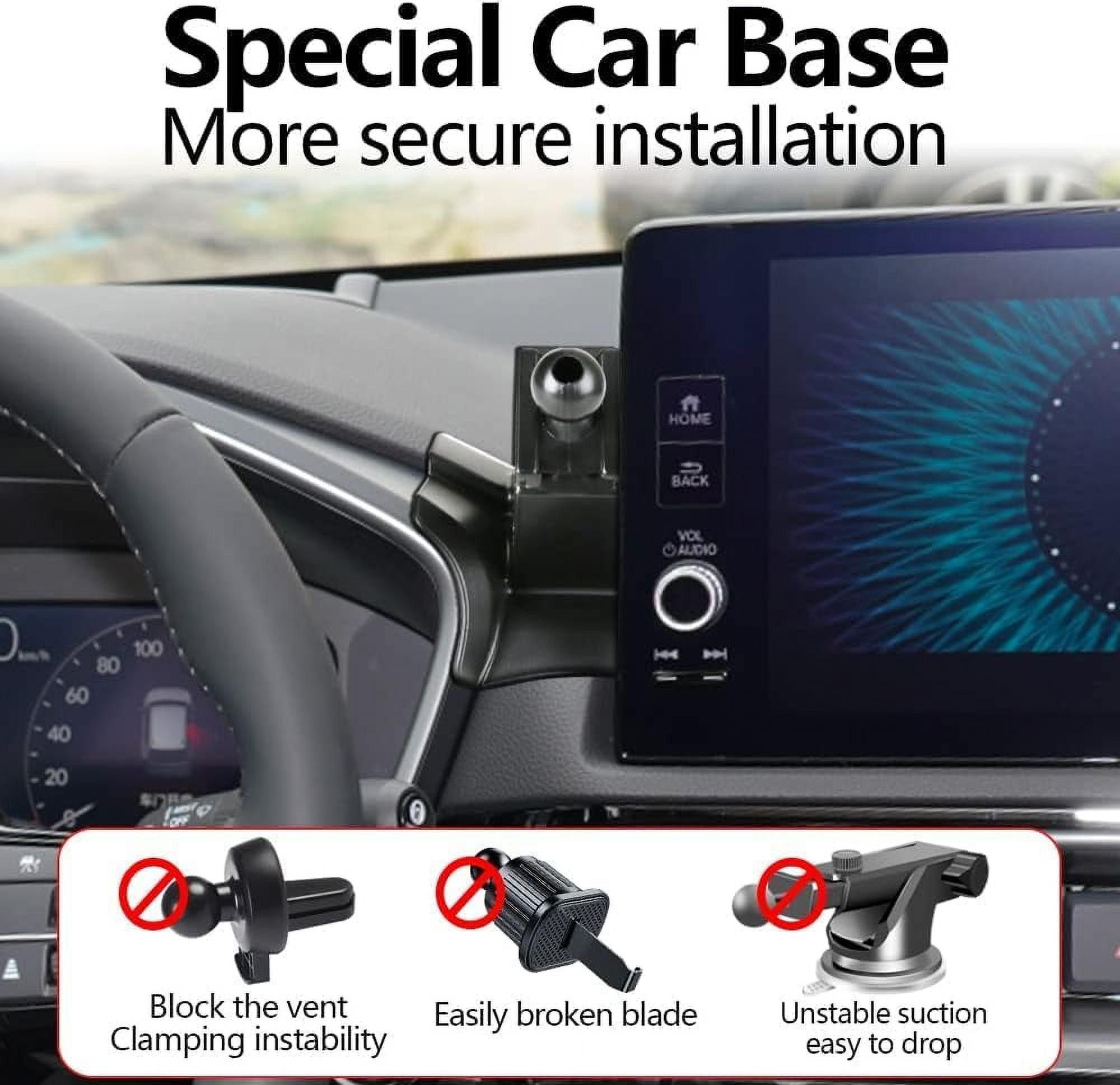 TRAHOOCar Phone Holder Mount for 2023 2024 2025 Honda CRV CRV Auto