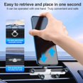 TRAHOOCar Vent Phone Mount,Invisible Rotatable Air Vent Mount Car