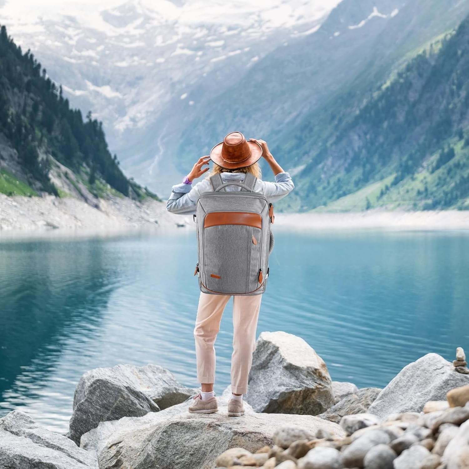 TRAHOOCarry on Backpack, Extra Large 40L Airline Approved Travel