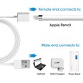 TRAHOOCharging Adapter Electronic Cable Compatible with Apple Pencil