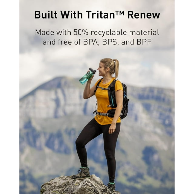 TRAHOOChute Mag BPA Free Water Bottle with Tritan Renew Cap