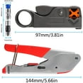 TRAHOOCoax Cable Crimper Kit Tool for RG6 RG59 Coaxial Compression