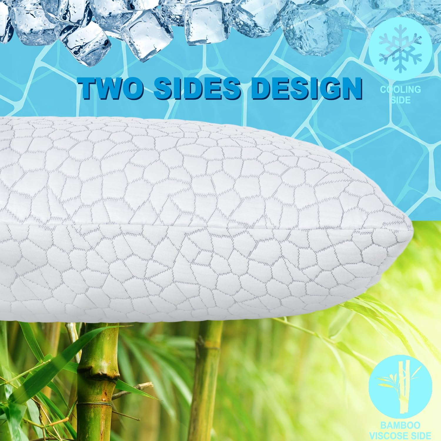 TRAHOOCooling Body Pillows for Adults, Shredded Memory Foam Full Body