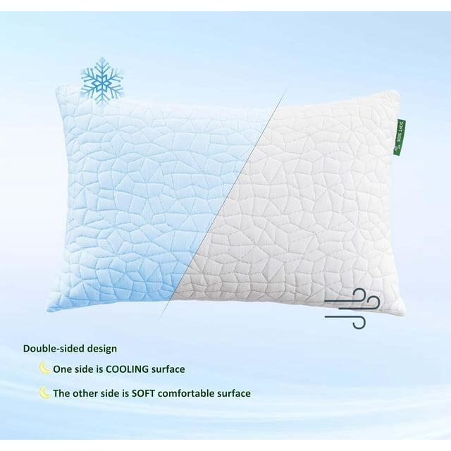 TRAHOOCooling Pillows for Sleeping, Adjustable Shredded Memory Foam