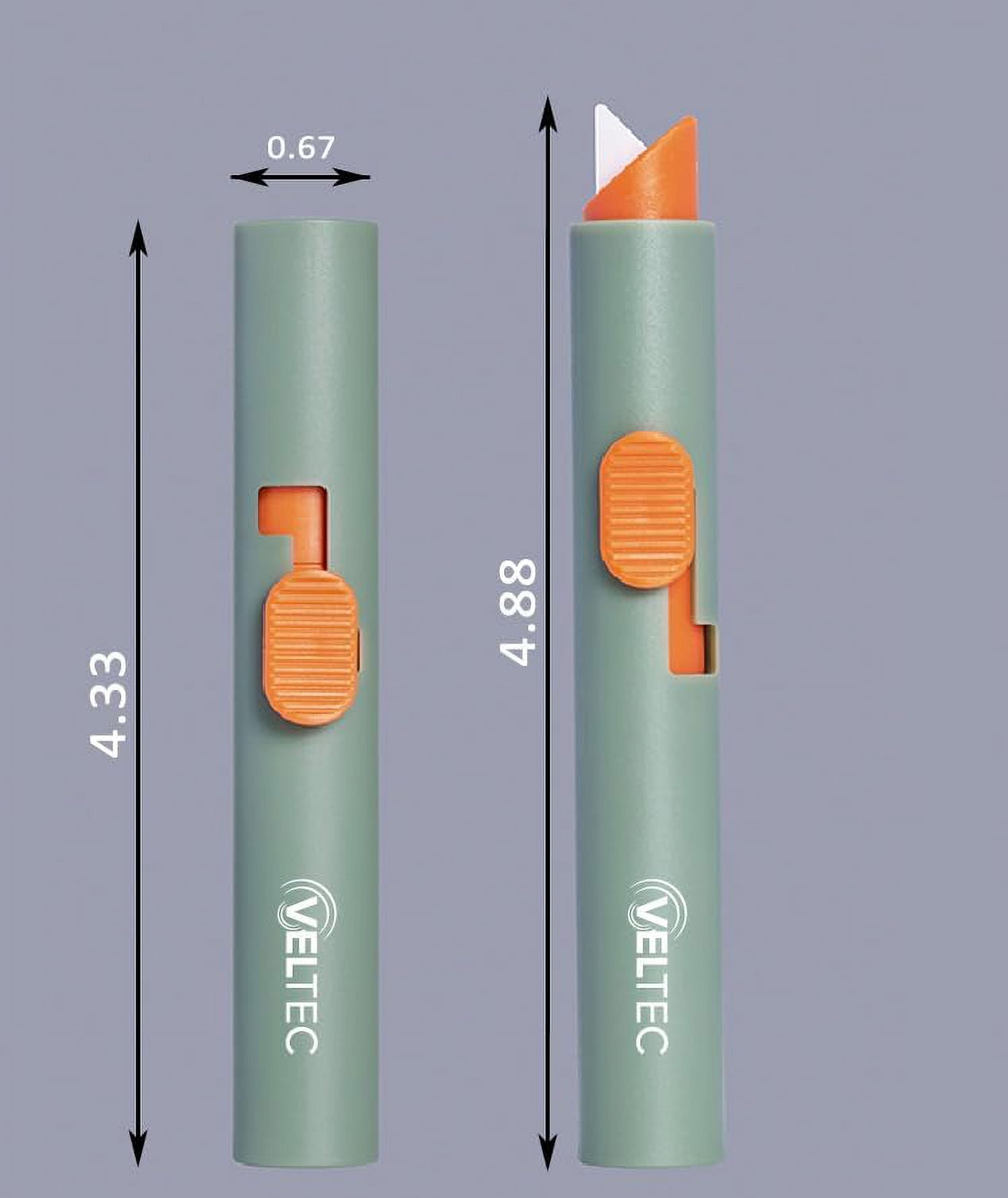 TRAHOOCutter, Retractable Ceramic Blade, Safety Box Cutter Utility