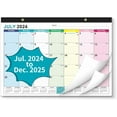 TRAHOODesk Calendar 20242025, Wall Calendar Covers July 2024 to December 2025, Large Size 17