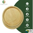 TRAHOODisposable Palm Leaf 13" Deep Round Trays (10 pieces) Bamboo