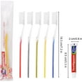 TRAHOODisposable Toothbrushes with Toothpaste Individually Wrapped 5