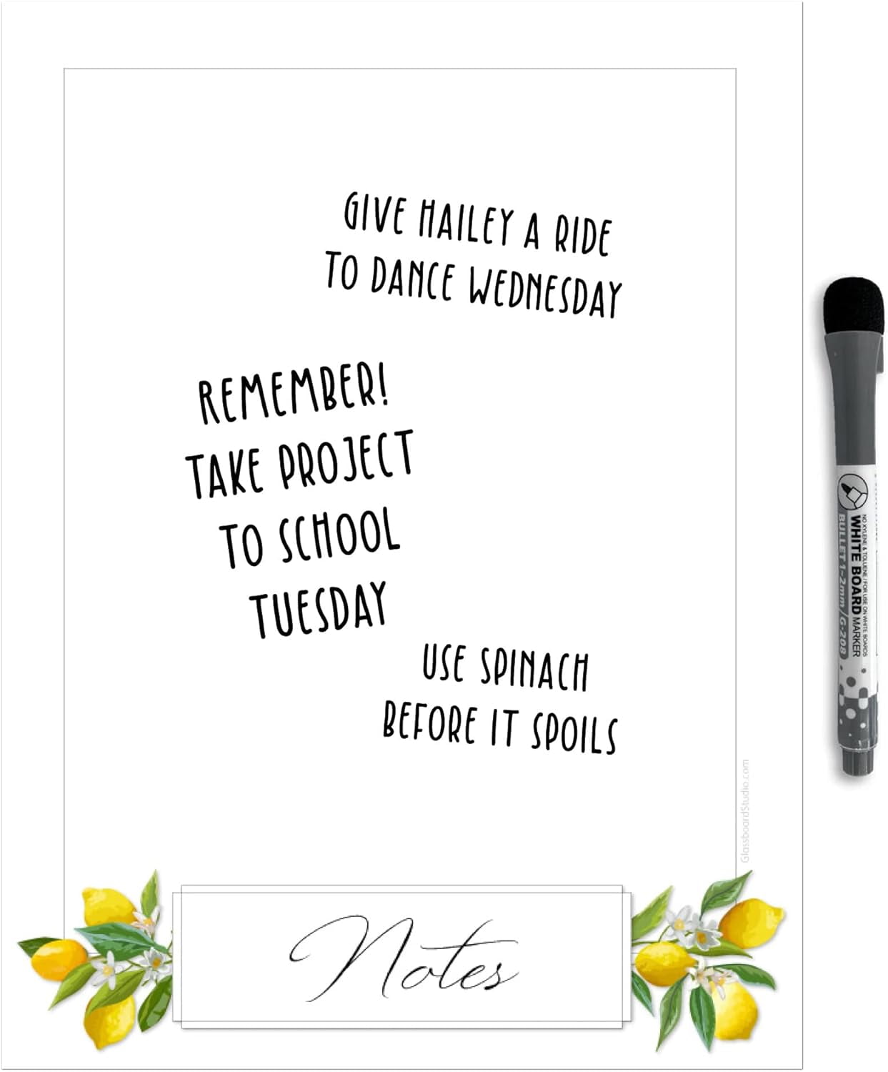 TRAHOODry Erase Whiteboard Vinyl Sticker Decal for Notes & Reminders
