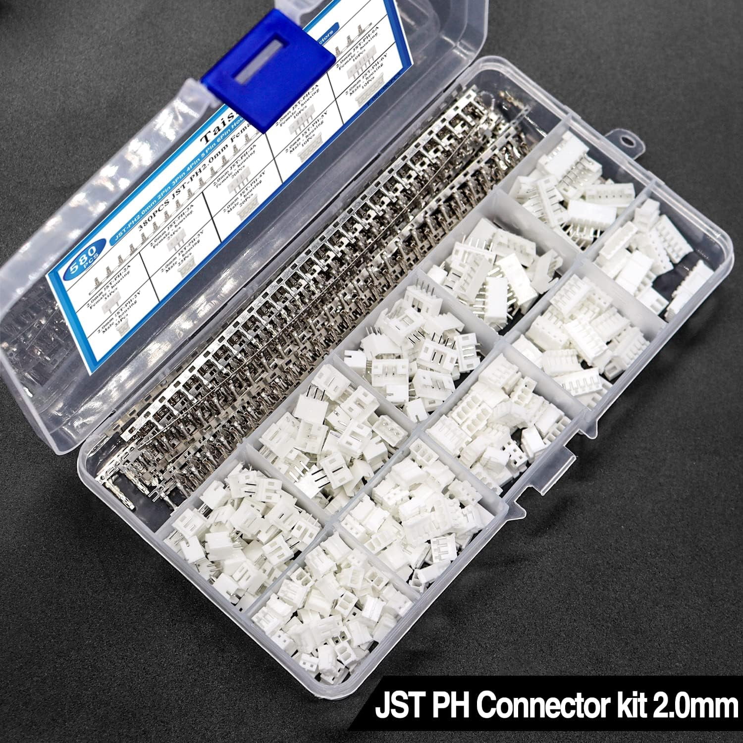 Perfetsell 620 Pezzi Connettore 2,54 Mm 1 2 3 4 5 6 Pin - Foto 3