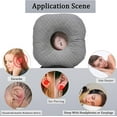 TRAHOOEar Piercing Pillow for Side Sleepers with an Ear Hole for CNH