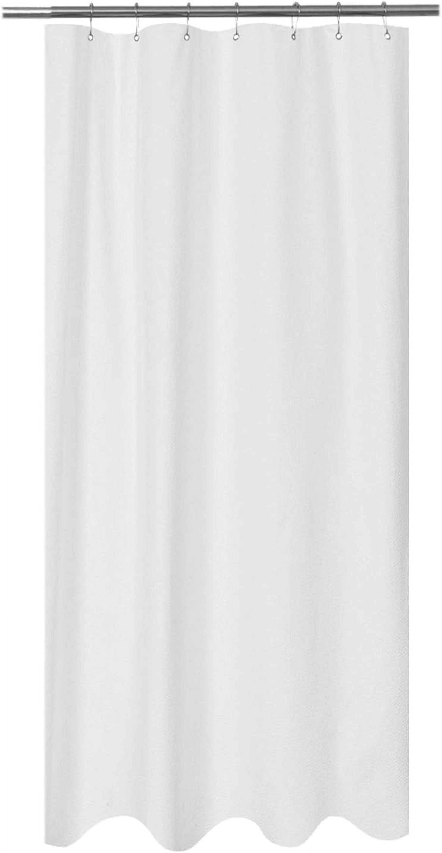 TRAHOOEmbossed Microfiber Stall Shower Curtain Liner 36 x 72 inches