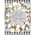 TRAHOOFarmhouse Bolls Bill Paying Organizer Book Personal Account