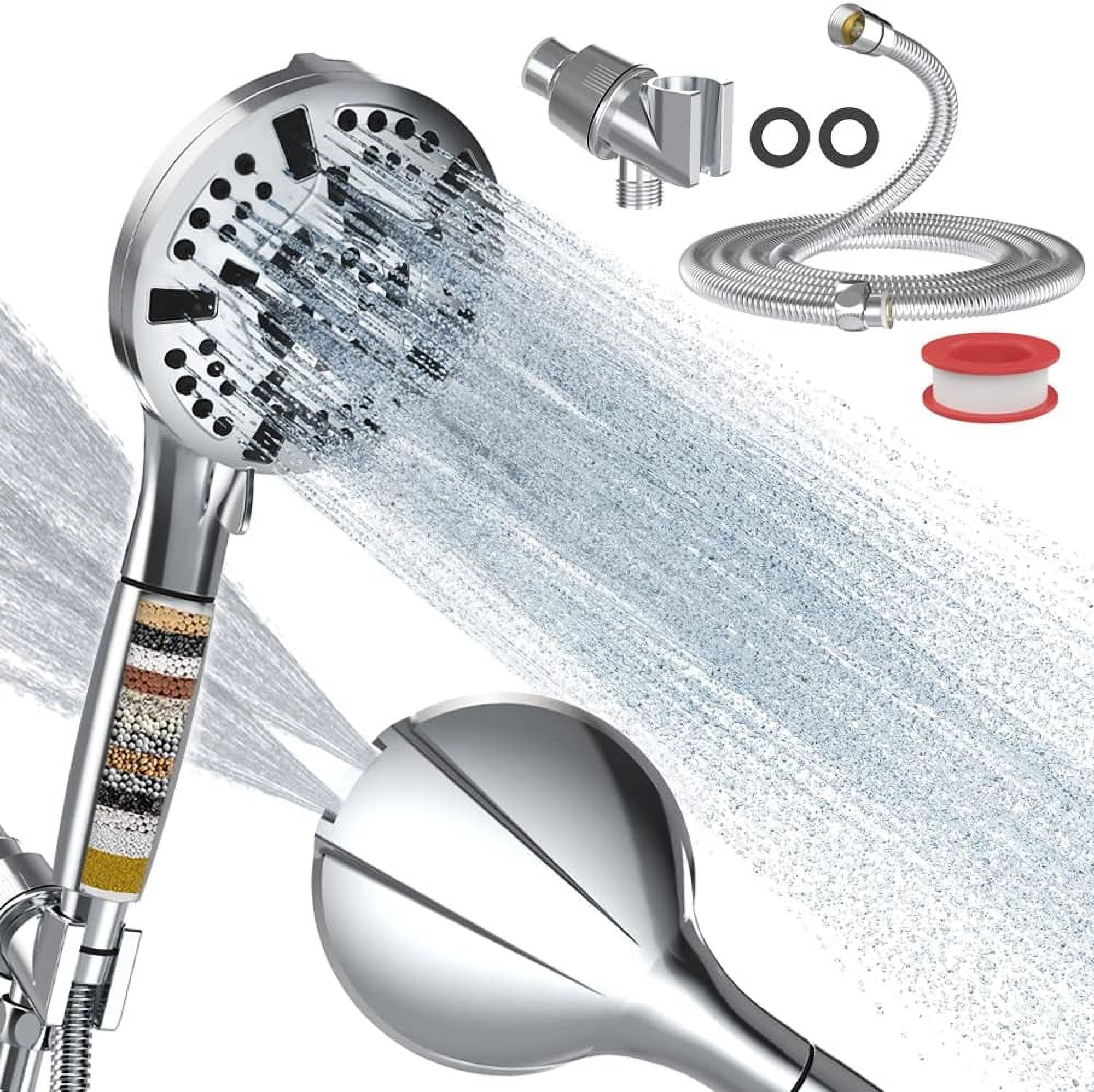 TRAHOOFiltered High Pressure Handheld Shower Head 10 Modes Showerhead