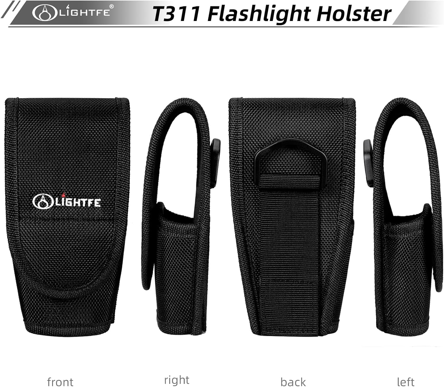 TRAHOOFlashlight Holster Tactical Flashlight Holster Flashlight Holder