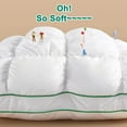 TRAHOOFluffy Support Bed Pillow Standard Size, Super Soft Premium Down