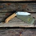 TRAHOOFolding Pocket Knife 3.54" Stainless Steel Blade Plain Edge and