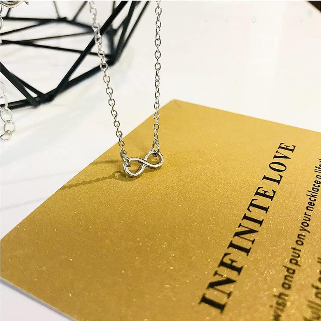 TRAHOO-Friendship Compass Necklace Good Luck Butterfly Pendant Chain Necklace with Message Card Gift Card for Women