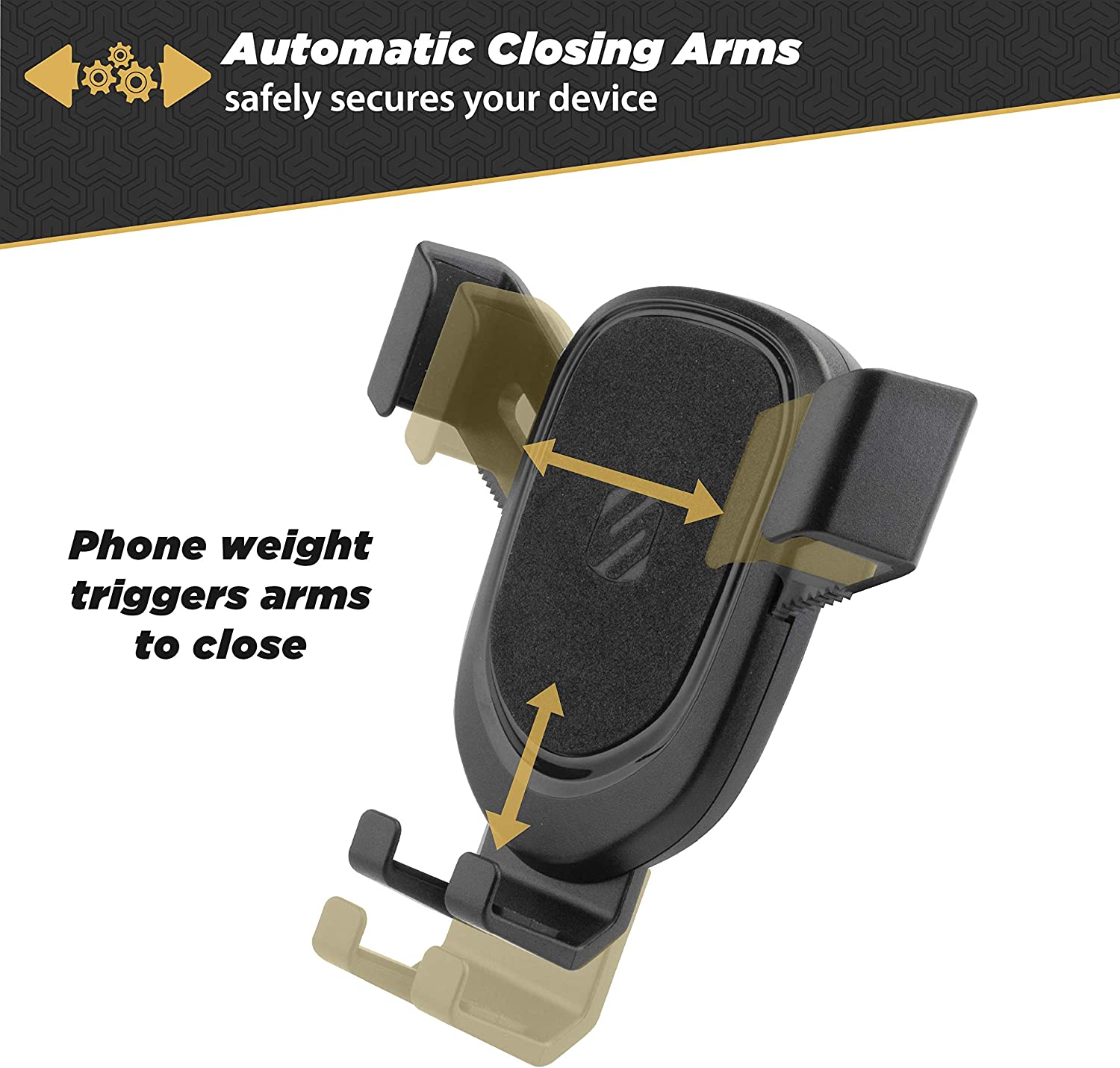 TRAHOOGHVWD GRAVITYDROP 3in1 Suction Cup or Vent Car Mount Dash