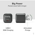 TRAHOOGaN USB C Charger Block, 30W Portable Charger, Foldable Prongs