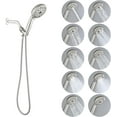TRAHOOHandheld Shower Head 10 Mode Shower Heads with Handheld Spray