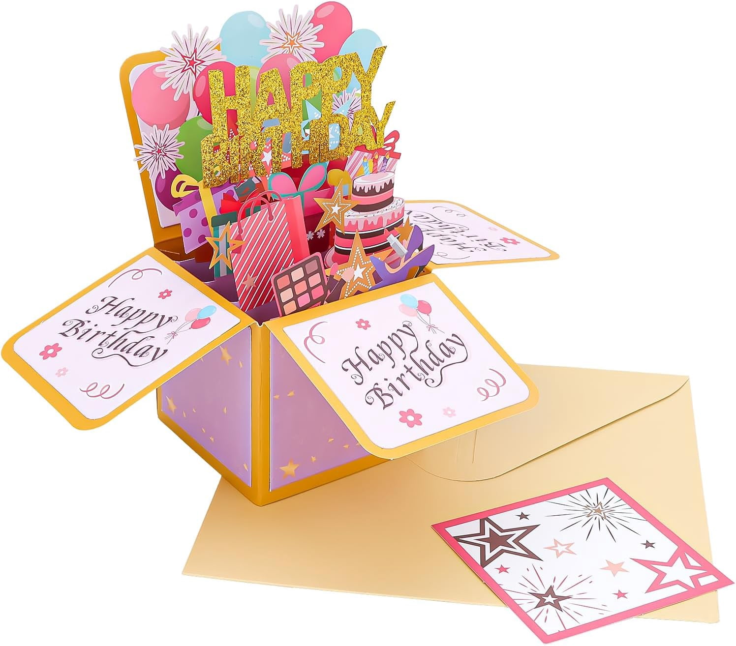 TEEMI Funny Birthday Card - 'I'm Not Saying You're Old...' Humorous 5x7 Inch Card With Stickers, 300gsm Quality