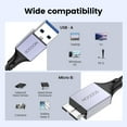 TRAHOOHard Drive Cable, Micro B to USB Male Data Cable, USB3.0 to