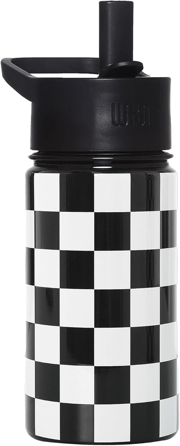 TRAHOOKids 14 oz Reusable BPAFree Stainless Steel Water Bottle with