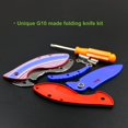TRAHOOKids Pocket Knife, Safe G10 Toy Knives for Boys DIY Knife Kit
