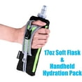 TRAHOOLERMX Quick Grip Chill 17 oz Handheld soft Flask Water Bottle