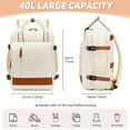 TRAHOOLarge Travel Backpack for Women, 40L Carry On Backpack Airline