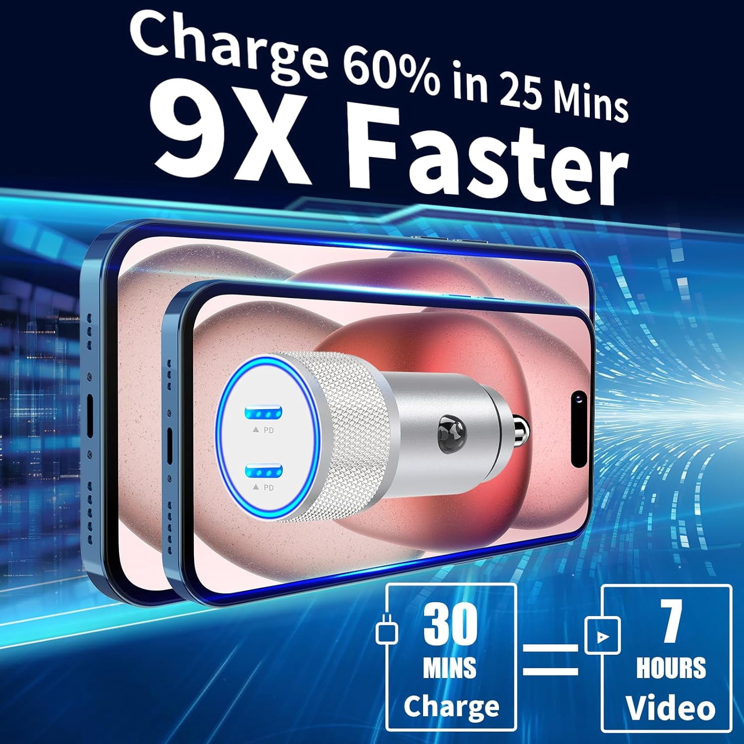 TRAHOO-【MFi Certified】iPhone Charger Fast Charging, 20W PD&QC USB-C ...