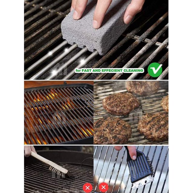 TRAHOOMagic Blackstone Griddle Scraper4 Pack Gray Stone Cleaning Block