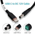 TRAHOOMagicConn USB Type C PD to DC Power Cable12V