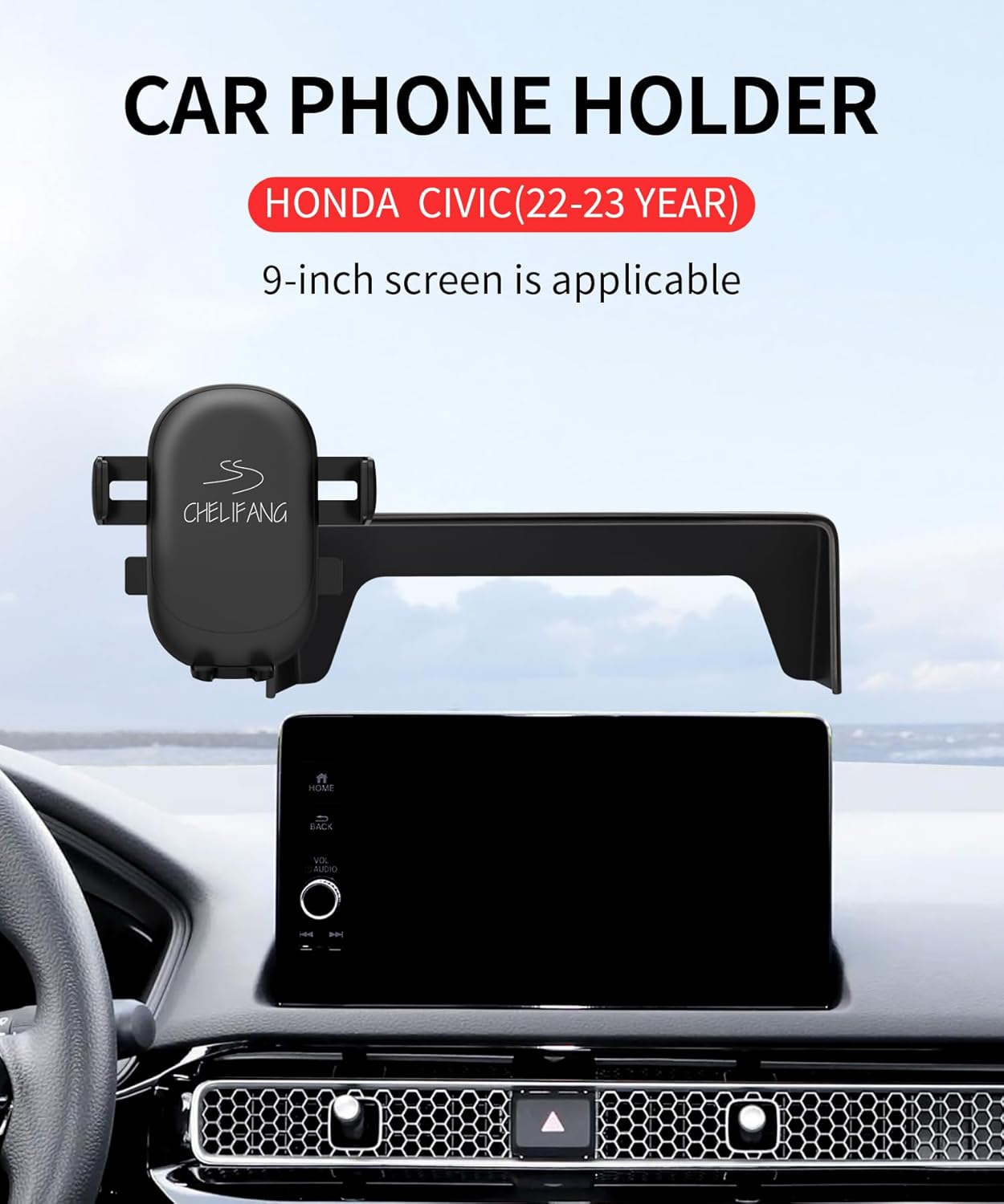 TRAHOOMaserWeller Car Phone Holder for Honda Civic 20222024