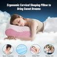 TRAHOOMemory Foam Pillow, Ergonomic Neck Contour Cervical Pillow for