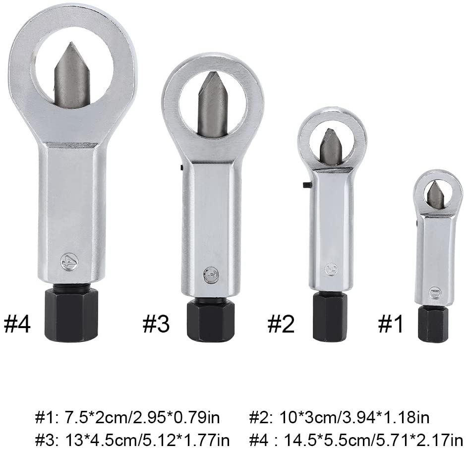 TRAHOOMetal Nut Splitter Set, Manual Pressure Nut Cracker Remover