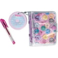 TRAHOOMini Boxed Memo Set with Die Cut Sticky Note Pad, Mini Gel Pen and Mini Go DoNuts