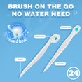 TRAHOOMini BrushesDisposable Toothbrushes Portable for Work or Trave