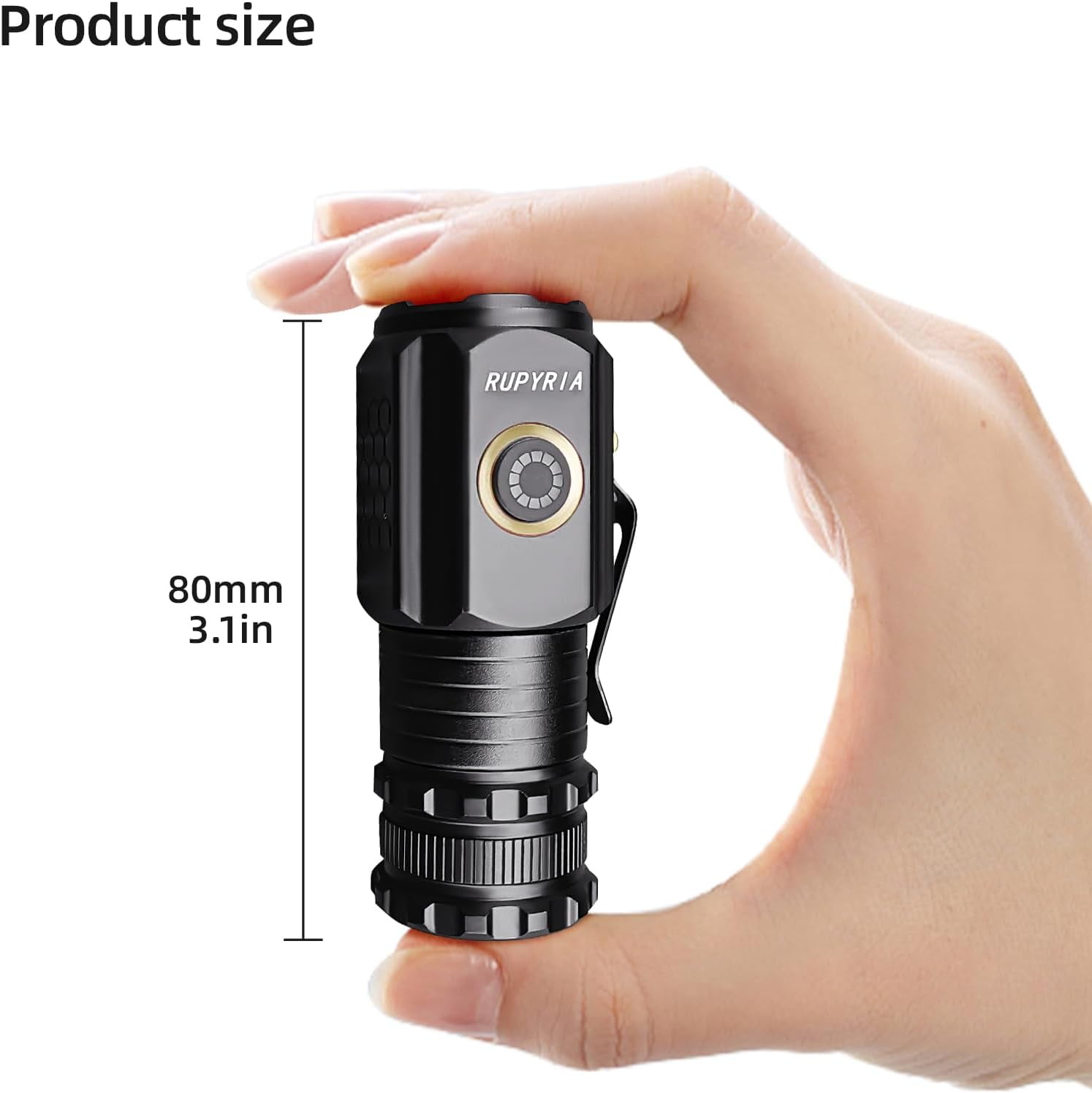 TRAHOOMini Flashlights Portable Lightweight Pocket Sized EDC