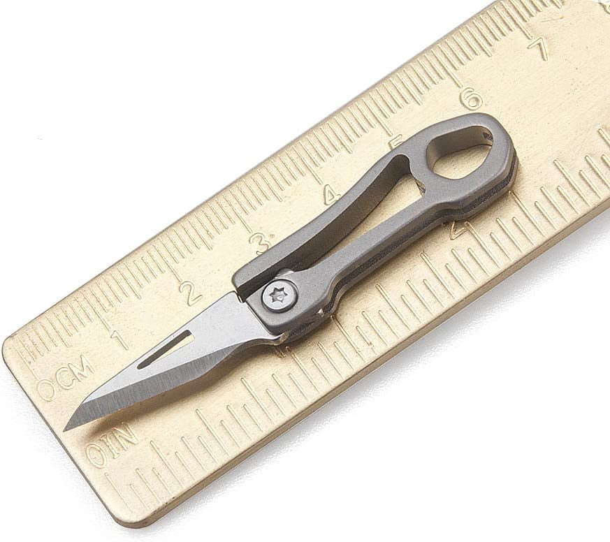TRAHOOMini Folding Pocket Knife, EDC Tiny Package Knife, 1" Stainless