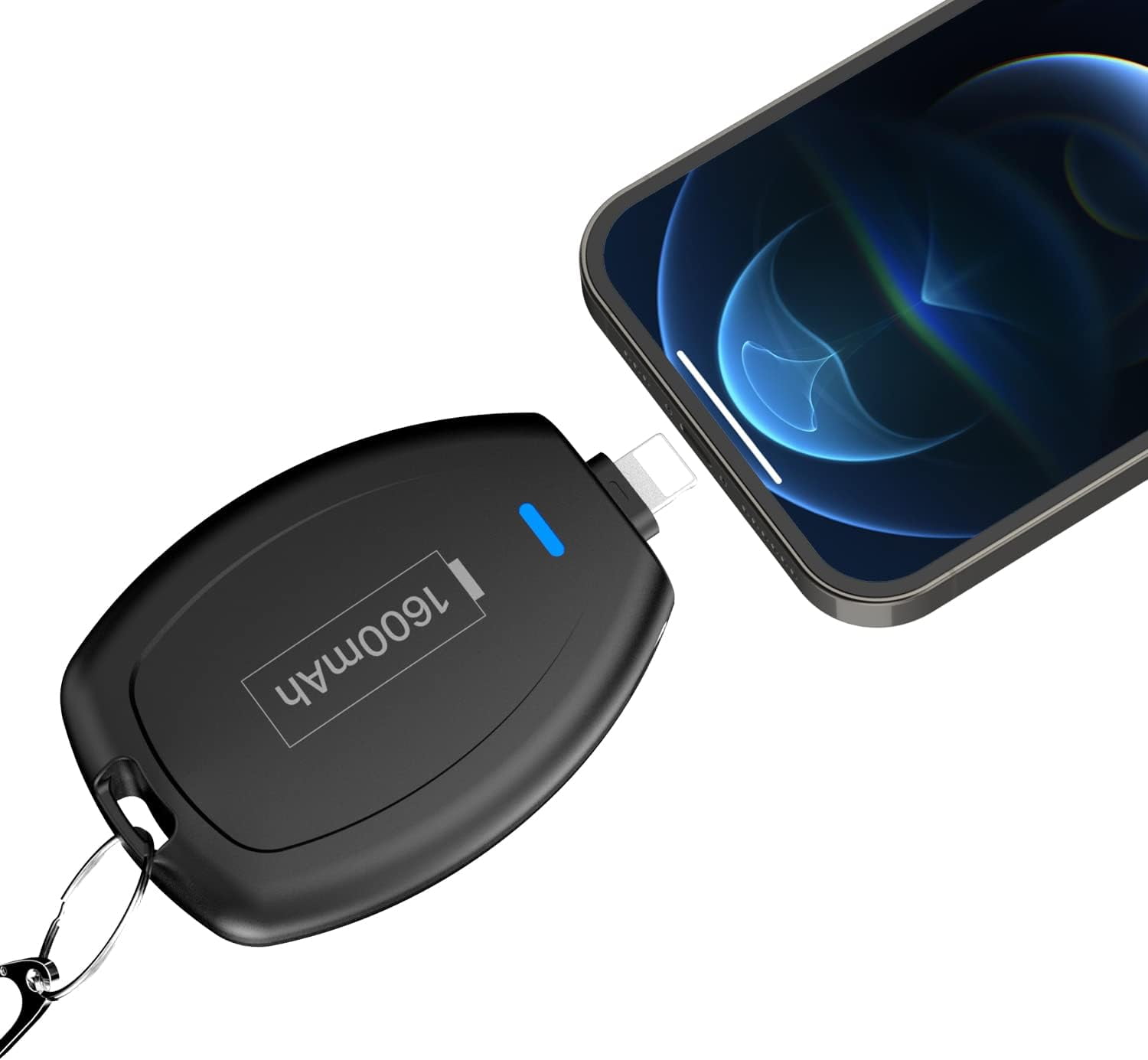 TRAHOOMini Keychain Portable Charger for iPhone, (2024 Upgraded) Power