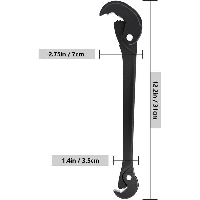 TRAHOOMultifunction Universal Wrench, Auto Adjustable Wrench, Self