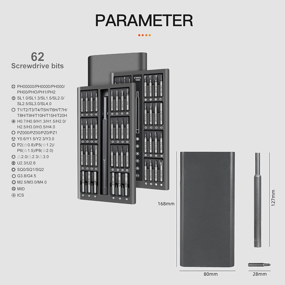 TRAHOOMultiple Sizes Screwdriver Set, DIY Precision Tool Kit