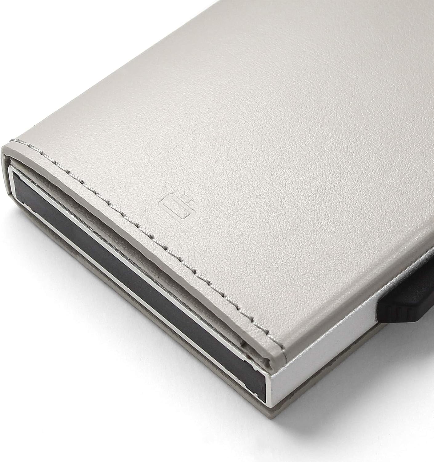 TRAHOOOGON Automatic Leather wallet Cascade Slim Made in France