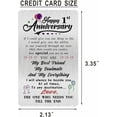 TRAHOOOne 1 Year Anniversary Sweet Gifts for Him Husband Men Happy